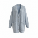 Clara jacke hellblau lang